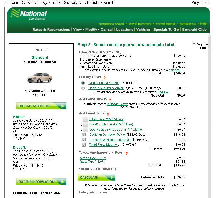 Cancun Car Rental Mandatory Insurance Cancun Car Rental Mandatory Insurance